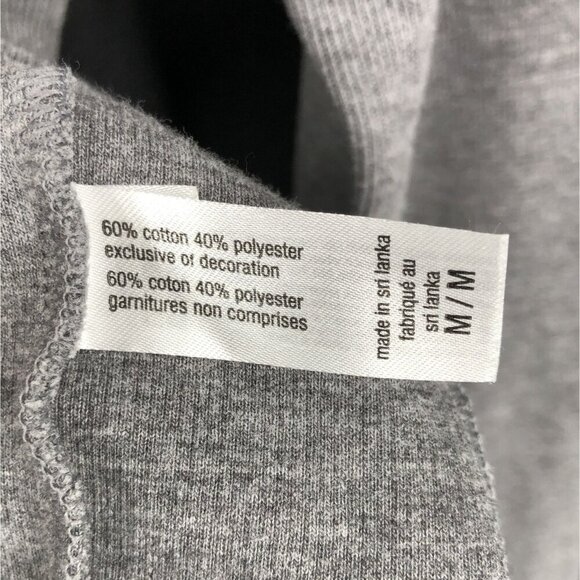 Tommy Bahama Mens Ribbed Knit Lounge Quarter-Zip Shirt M Gray Pullover Golf - Picture 6 of 10